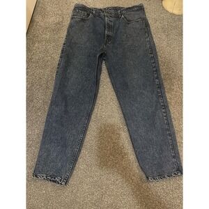 Levi's 550 Jeans Mens 36x30 Dark Stonewash Relaxed Fit Tapered Leg Denim Classic